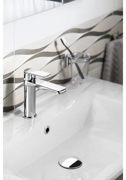 Baterie de lavoar Aqualine DAPHNE 15,5 cm crom lucios
