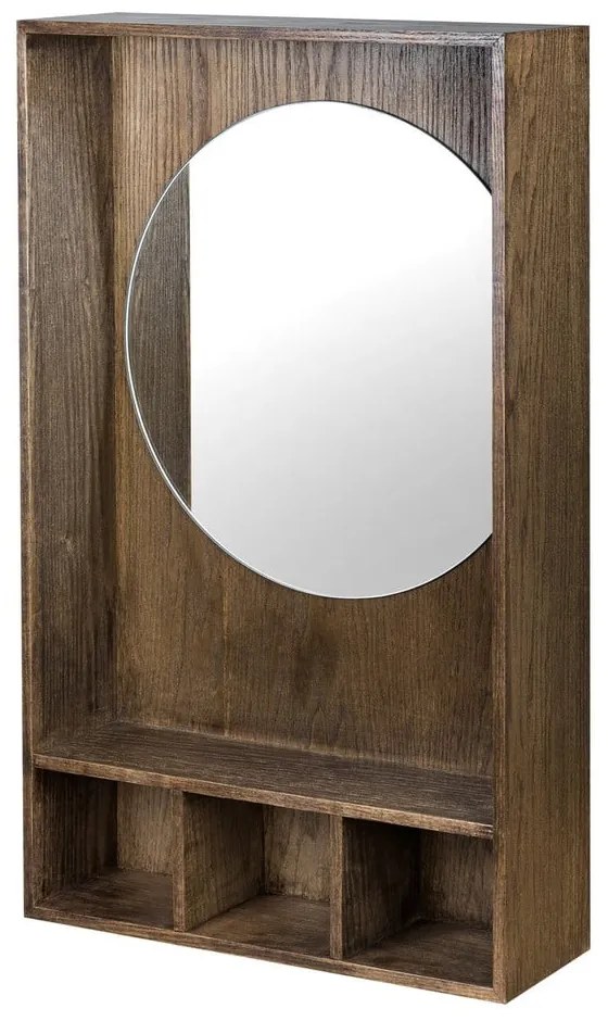 Panou de agățat diverse maro din lemn de stejar 40x65x11,5 cm Show Me – Mette Ditmer Denmark