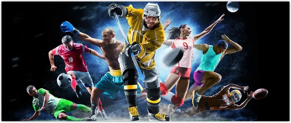 Tablou - Sport (120x50 cm)