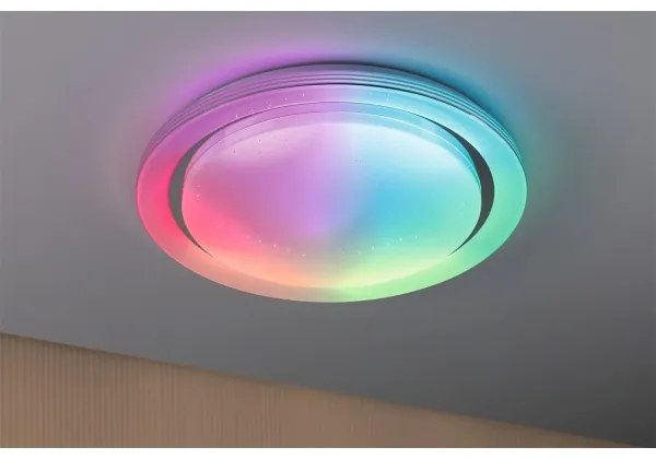 Plafonieră dimabilă LED RGBW/38,5W RAINBOW 230V Paulmann 70547 + telecomandă