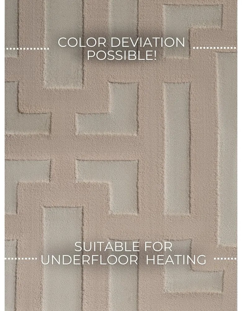 Covor tip traversă bej 80x240 cm Perles Onyx – Elle Decoration