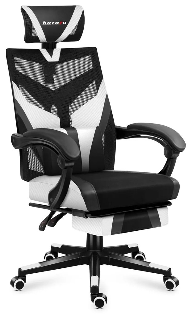 Fotoliu gaming Cruiser 5 (negru + alb). 1087453