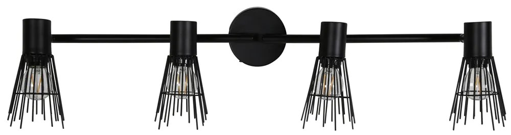Lampa de perete design PICO, neagra