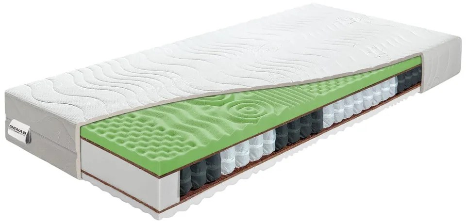 Saltea fermă/mediu-fermă cu arcuri reversibilă 140x200 cm Visco Sleep – BENAB