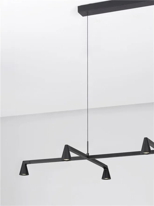 Lustra suspendata cu 6 spoturi LED RIVO