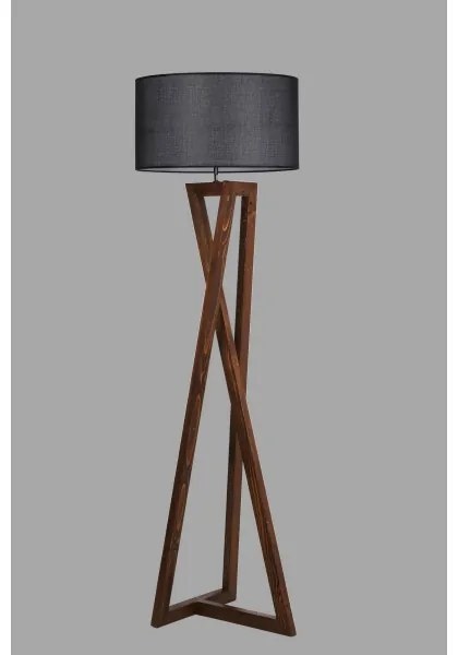 Lampadar MACKA 1xE27/60W/230V negru/maro