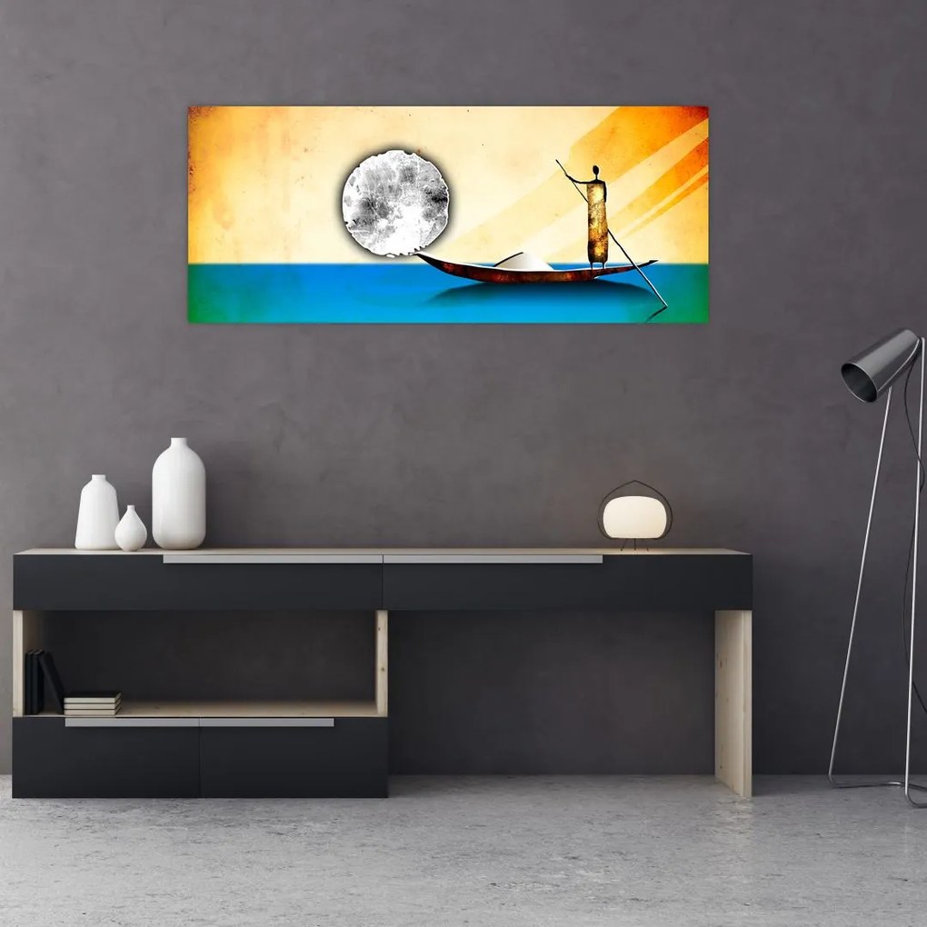 Tablou - Pictură străveche (120x50 cm)