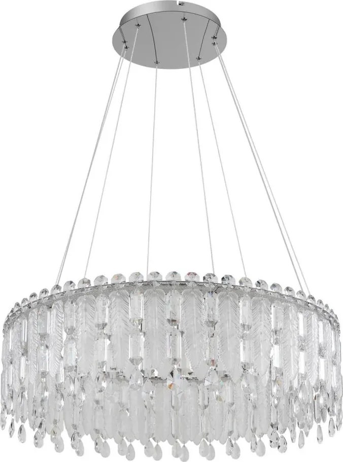 Globo 67176-78 - Lustră de tavan LED suspendată pe cablu KLUNKA LED/78W/230V 2700-6000K + cu telecomandă
