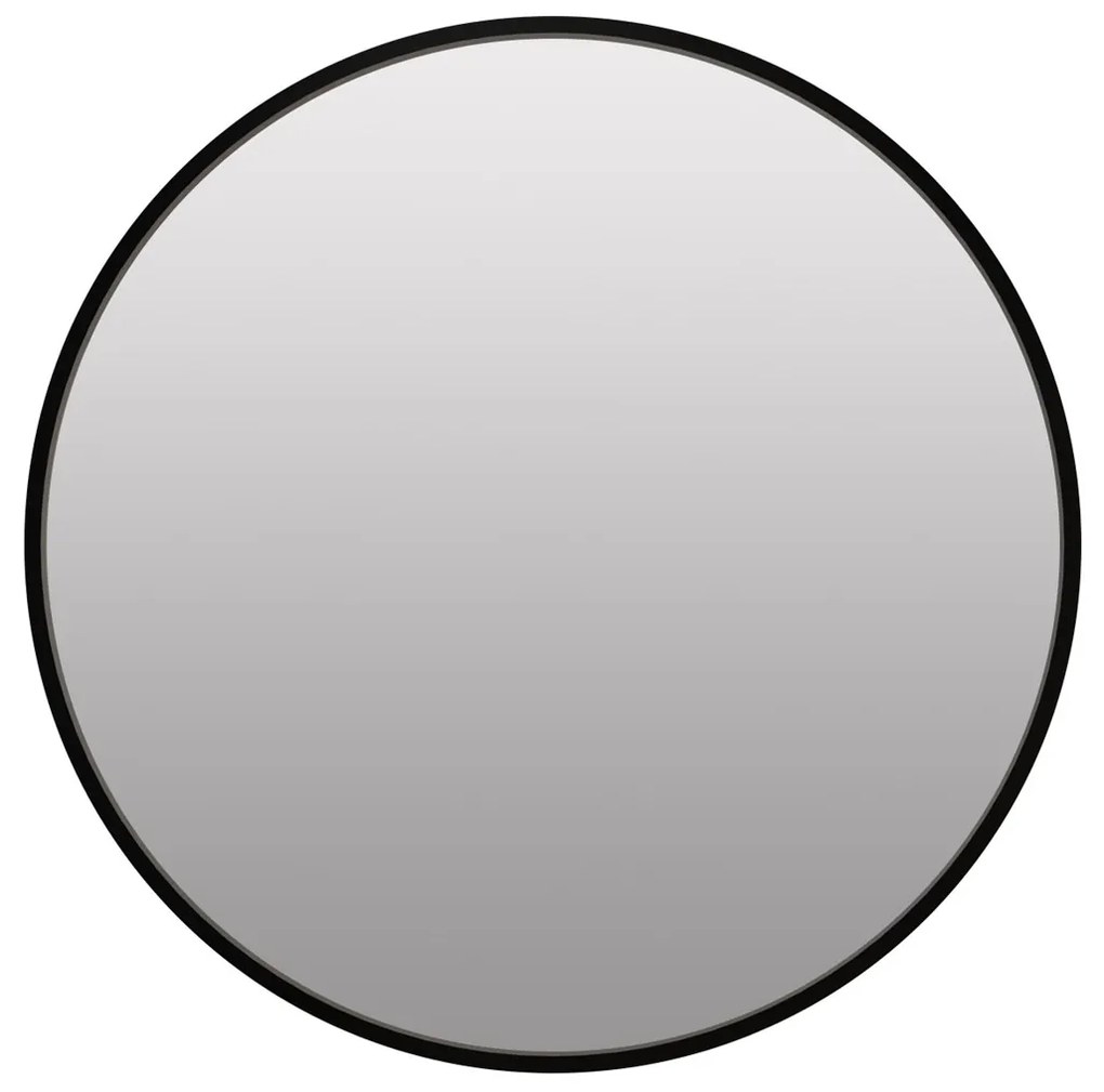 Oglinda rotunda neagra TELA Diametrul oglinzii: 40 cm