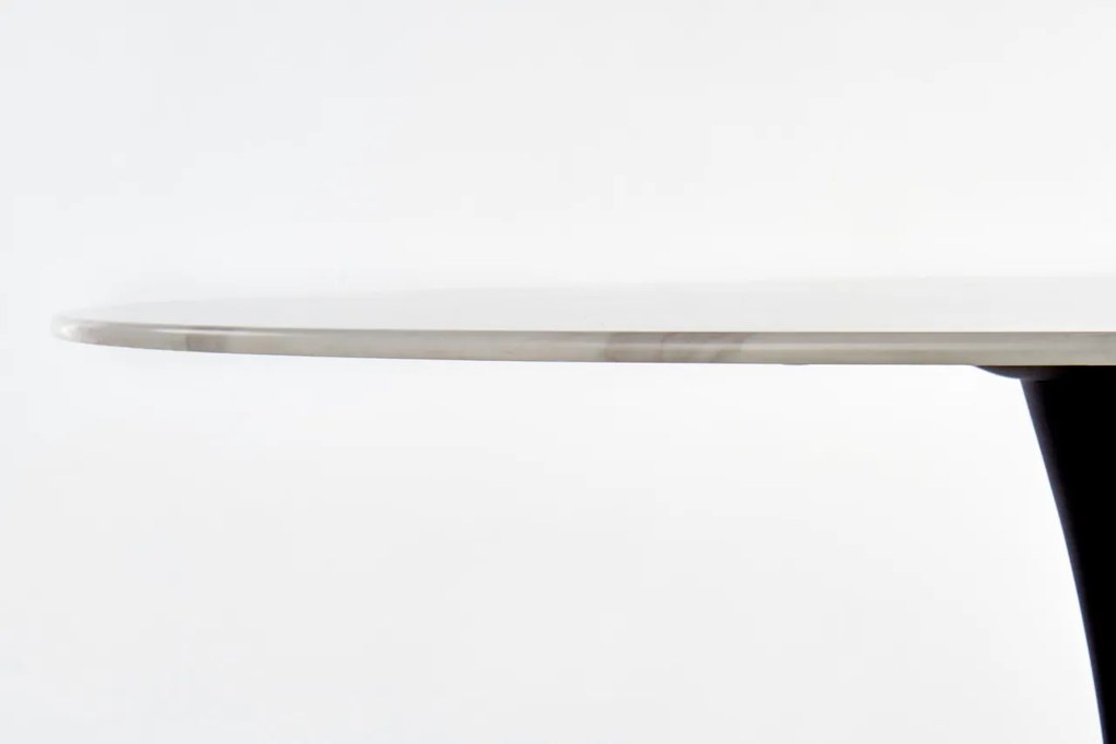 Masa Ambrosio marmura alba - d90xh72 cm