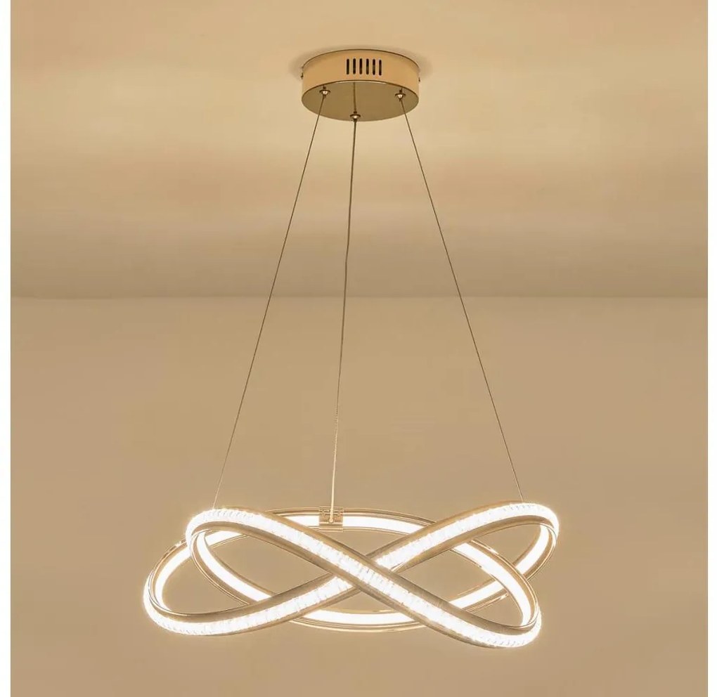 Lustră LED pe cablu LED/38W/230V 3000K 50x120 cm