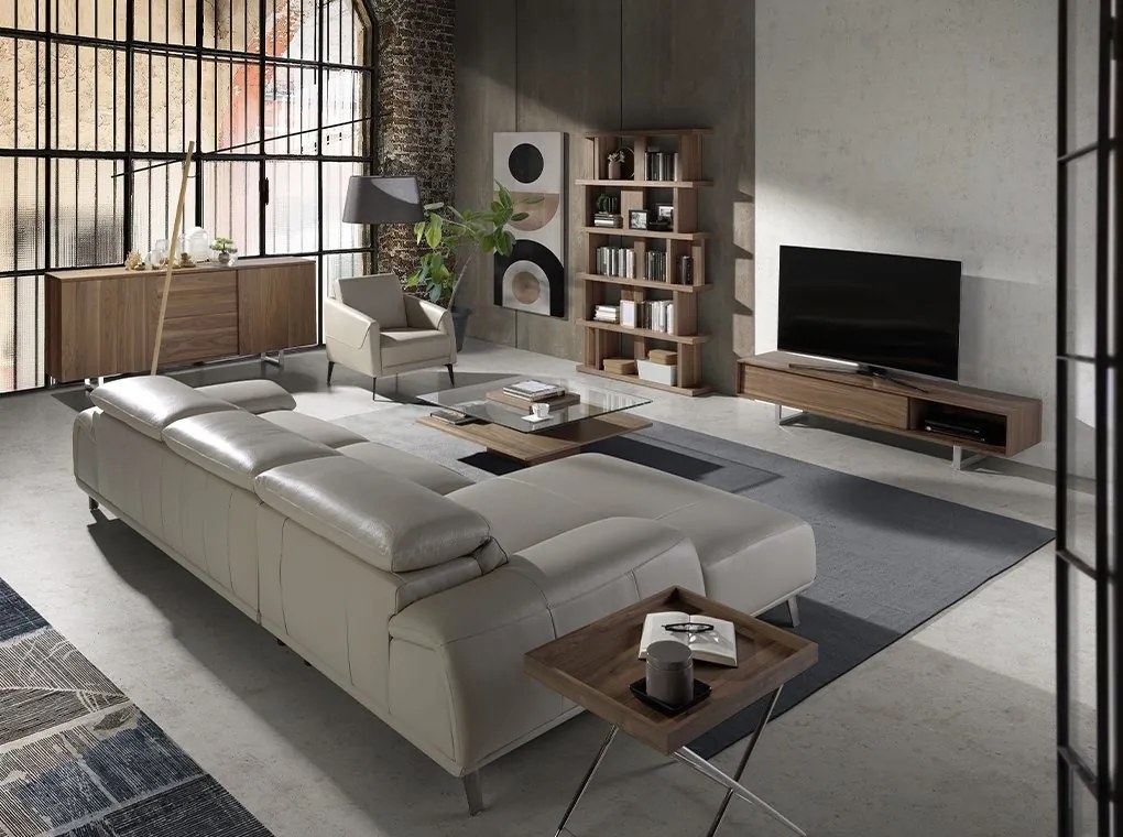 Coltar LUX cu sezlong stanga design italian Serena