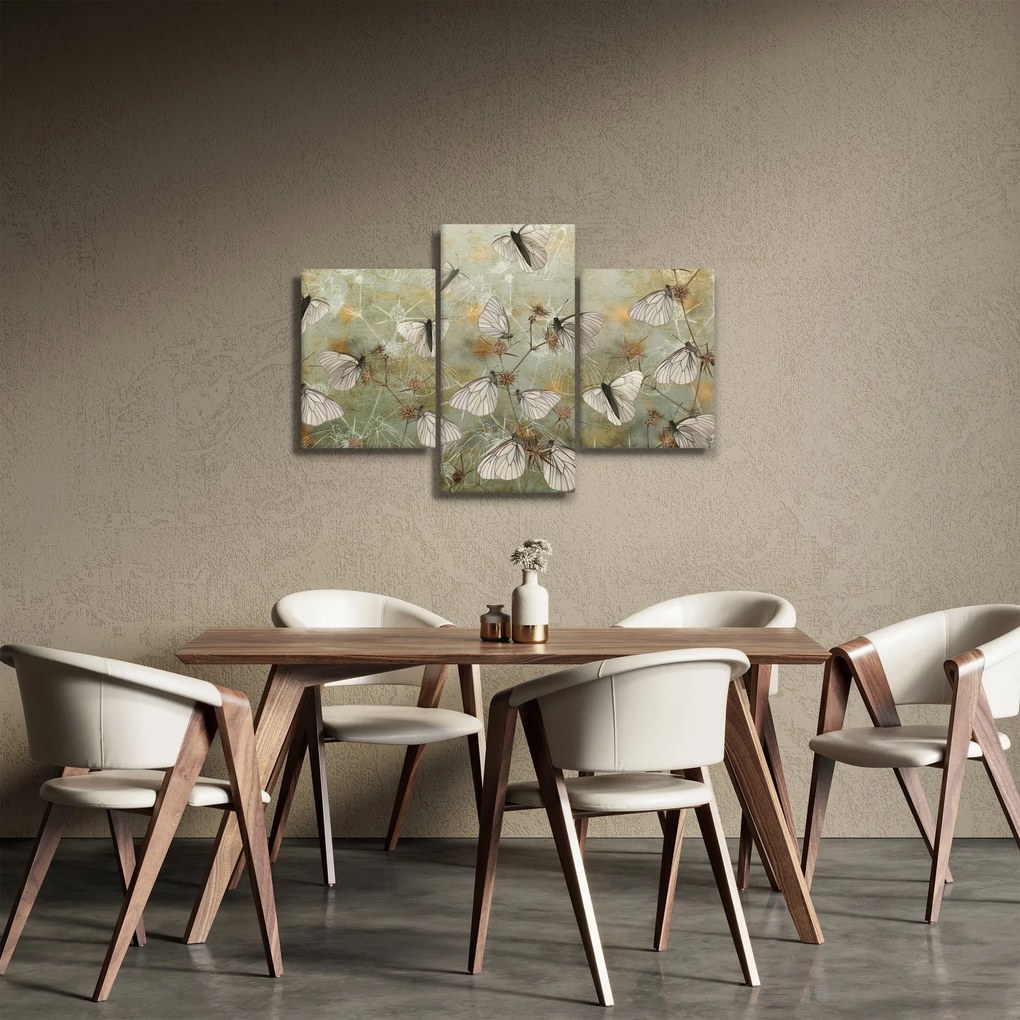 Tablou - Vintege fluturi (90x60 cm)