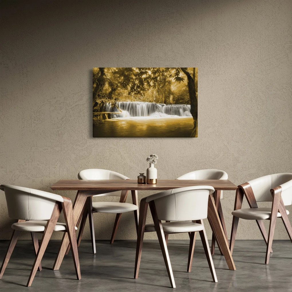 Tablou - Cascadă, de epocă (90x60 cm)