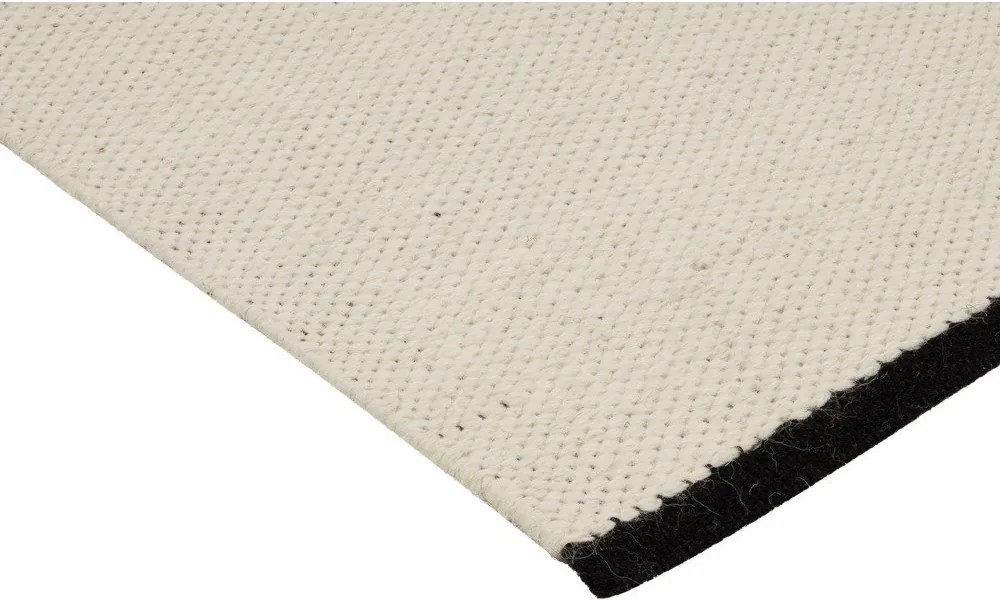 Covor bej țesut manual din lână 170x240 cm Mavi – noo.ma