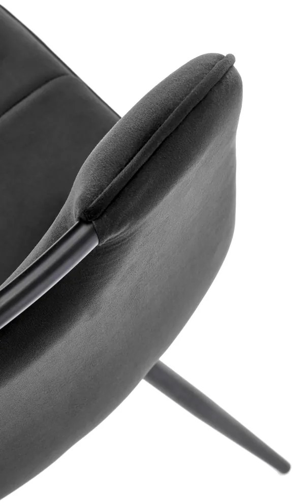 Scaun de bucaterie Olindo, negru