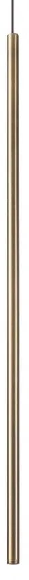 Pendul LED design tubular FILO SP1 OTTONE