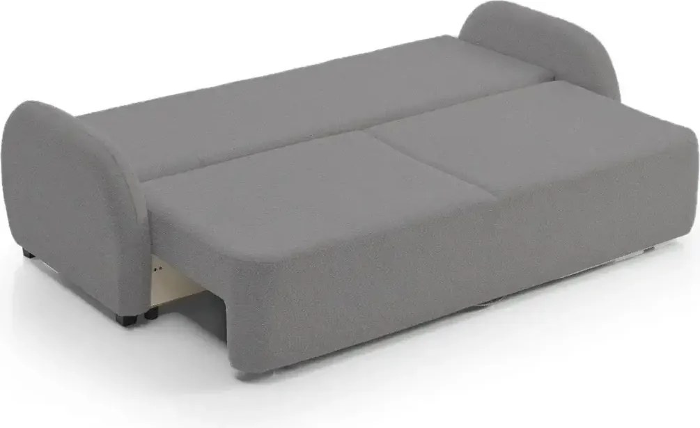 Canapea extensibila 3 locuri cu lada 226 cm – stofa– Nova