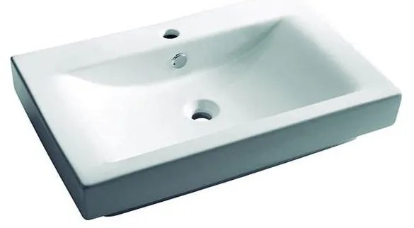Lavoar încastrat MANCHESTER 70x45 cm porțelan/alb - Bathco 0023
