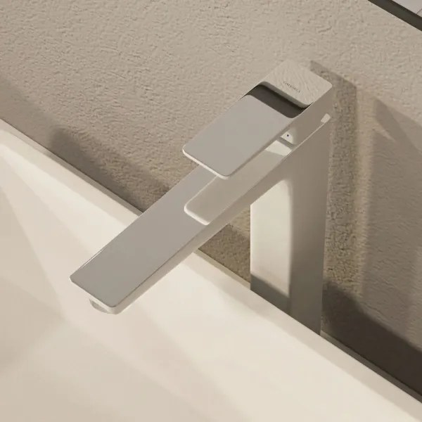 Baterie de lavoar OMNIRES PM7412CRB PARMA 27,3 cm alb/crom lucios