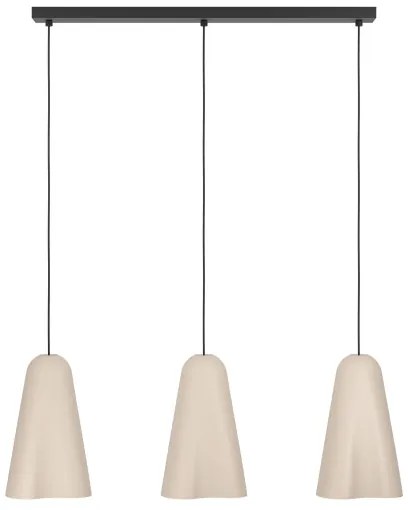 Lustră pe cablu Eglo 390364 TOLLERIC 3xE27/40W/230V bej