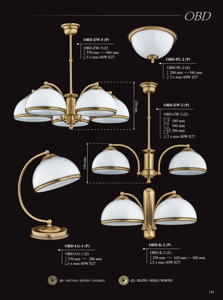 Candelabru 2 brate design clasic realizat manual OBD