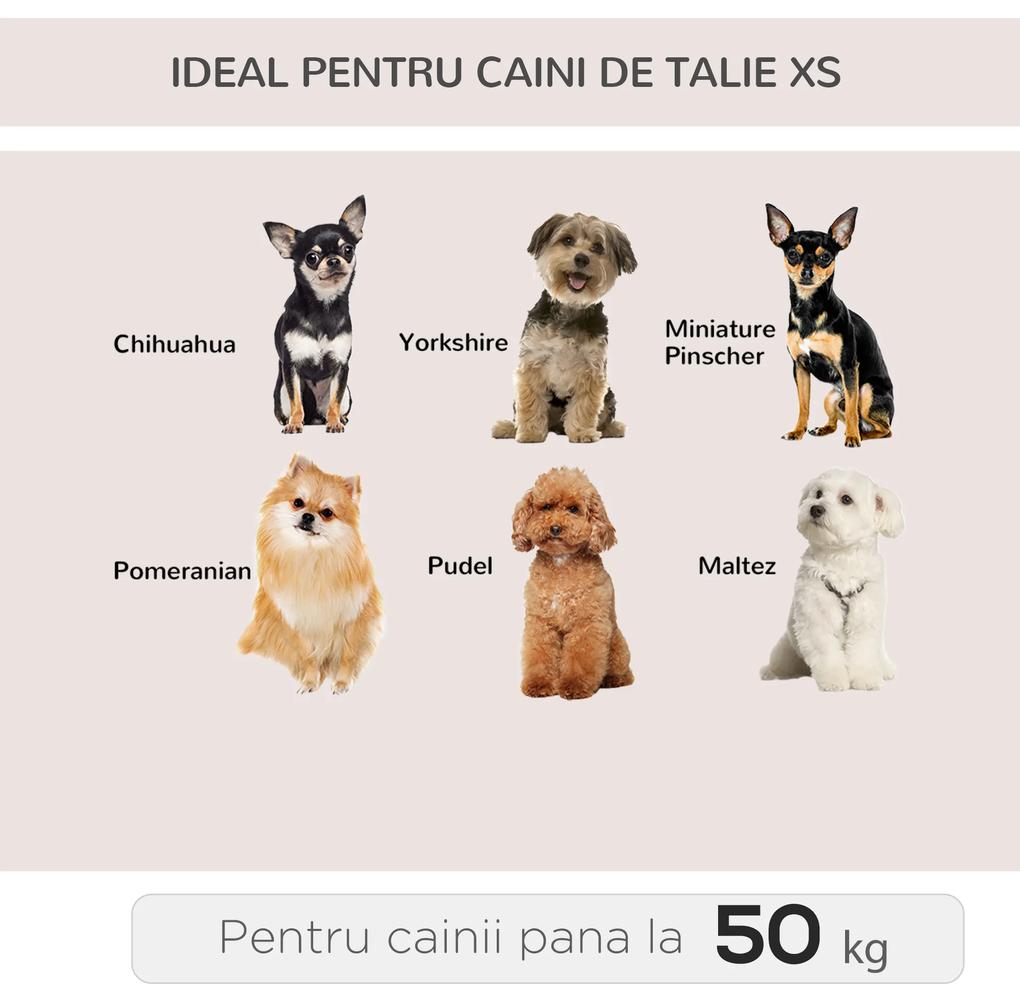 PawHut Geantă Transport Câini cu Roți, 2 în 1, Oxford și Poliester, 43x33x51.5 cm | Aosom Romania