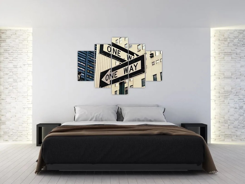 Tablou - New York ONE WAY (150x105 cm)