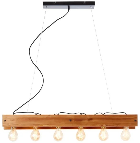 Lustră pe cablu Brilliant CALANDRA 6xE27/42W/230V pin