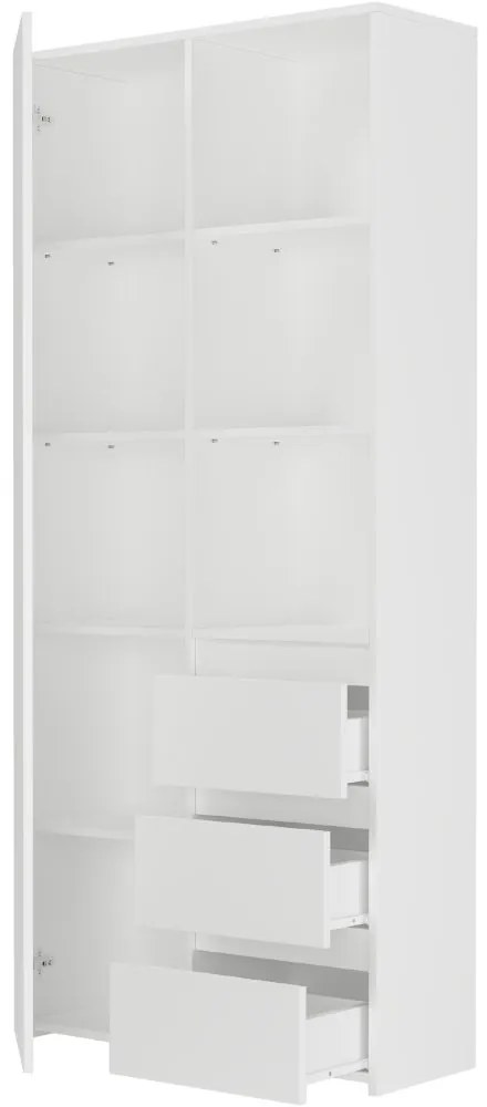 Raft de birou cu sertare MODERN B-80-S3 - diferite variante de culoare Alb