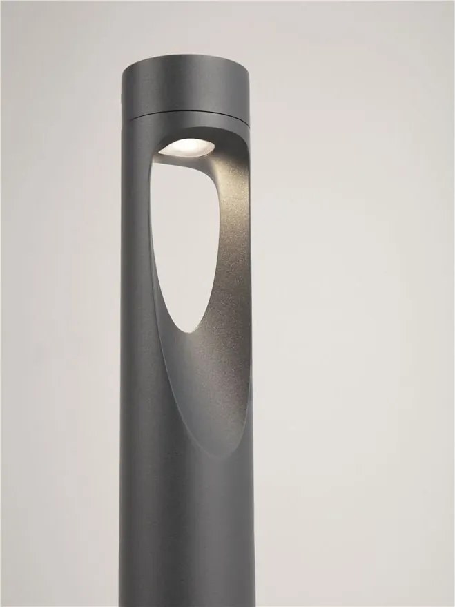 Stalp exterior IP65 LED ROW antracit H-60cm