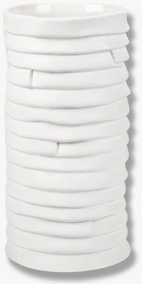 Vază albă din porțelan Ribbon – Mette Ditmer Denmark