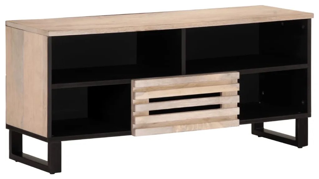 vidaXL Dulap TV, 100x34x46 cm, lemn masiv de mango