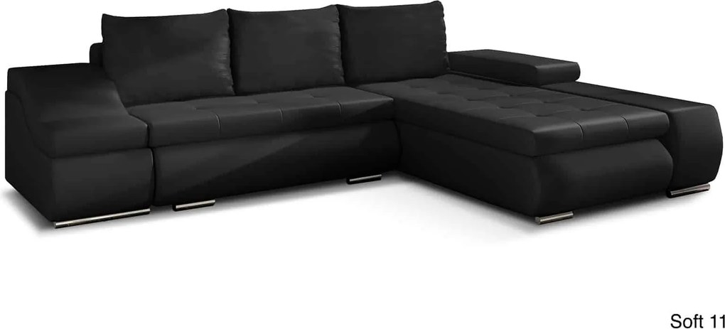 Colțar lemn masiv Extensibil Opal Depozitare 296x200cm Personalizabil