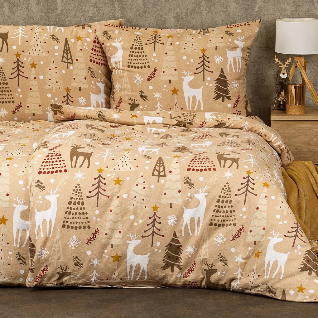 Lenjerie de pat Flanel 4Home Festive , 160 x 200cm, 70 x 80 cm, 160 x 200 cm, 70 x 80 cm