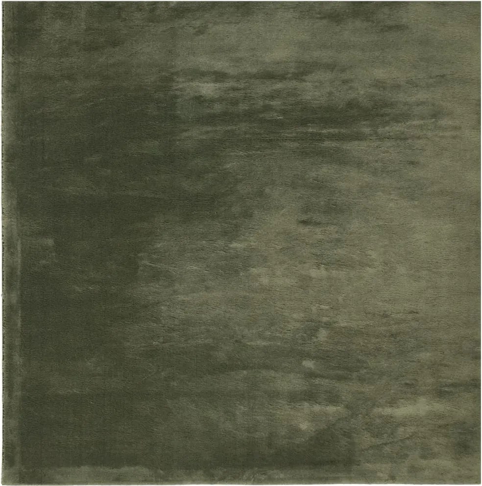 vidaXL Covor HUARTE, fir scurt moale și lavabil verde pădure 120x120cm