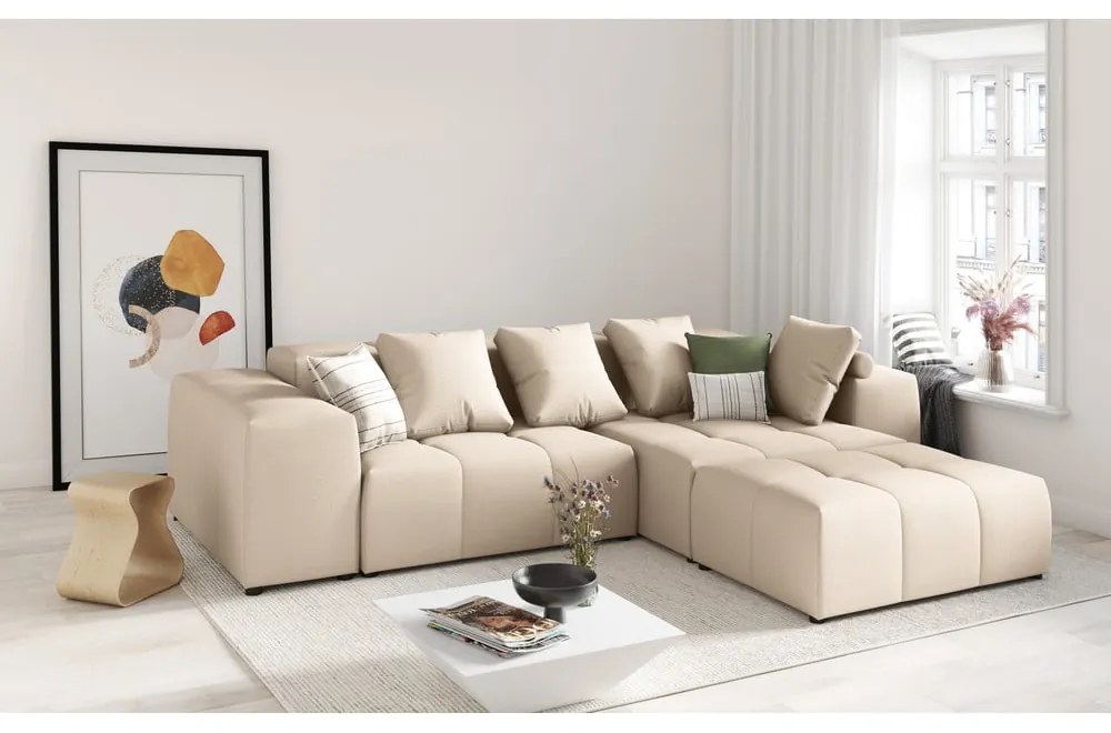 Modul pentru canapea bej Rome - Cosmopolitan Design