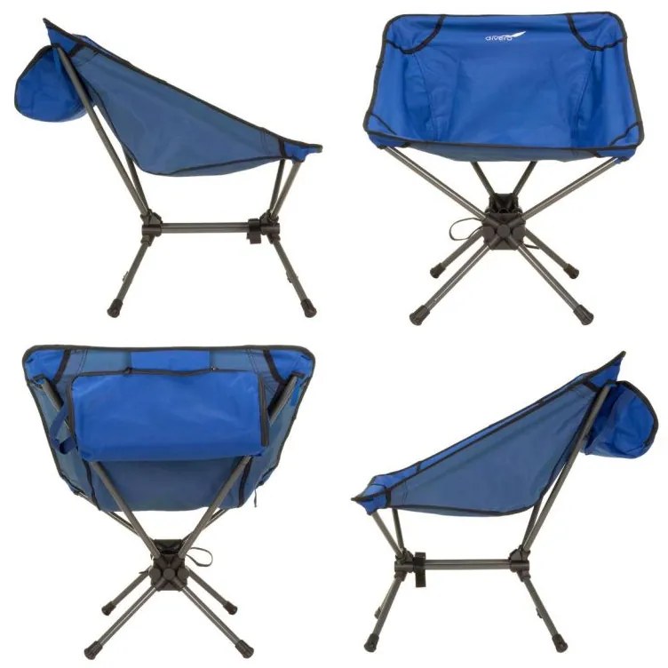 Set de scaune de camping, albastru