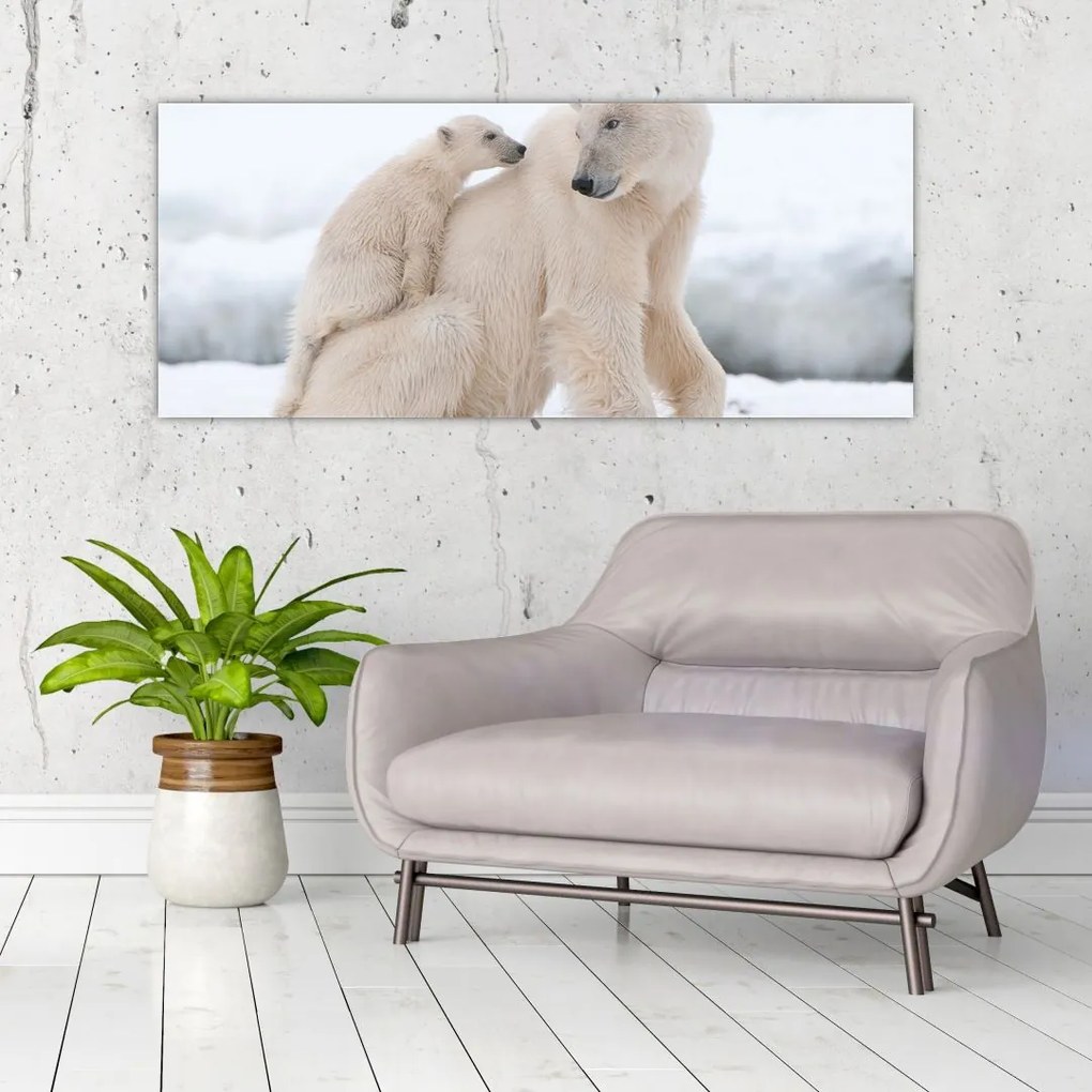 Tablou - Urs polar (120x50 cm)