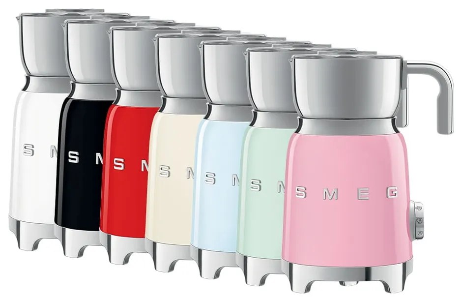 Aparat electric pentru spumă de lapte bej 50's Retro Style – SMEG