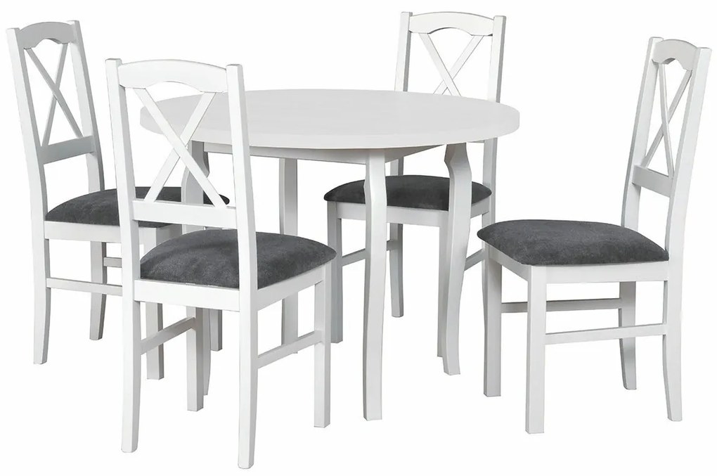 Set de mese Victorville 23176cm, 22 kg, Numărul de locuri: 4, Rotund, Lemn: Fag