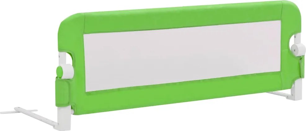 vidaXL Balustradă de protecție pat copii, verde, 120x42 cm, poliester