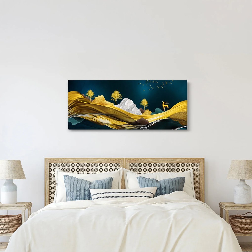 Tablou - Peisaj, cerb (120x50 cm)