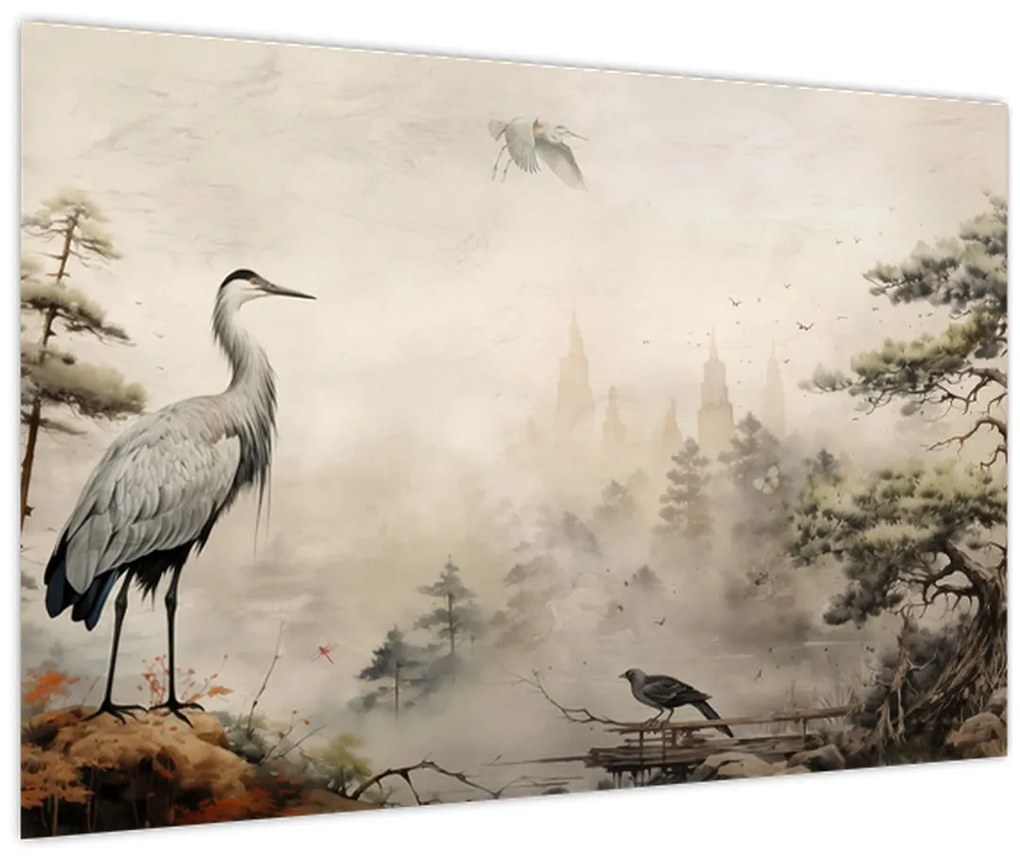 Tablou - Desen animat peisaj (90x60 cm)