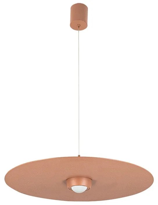 Lustra, Pendul LED 21W 3000K SANDY BRICK RED ZB-2588