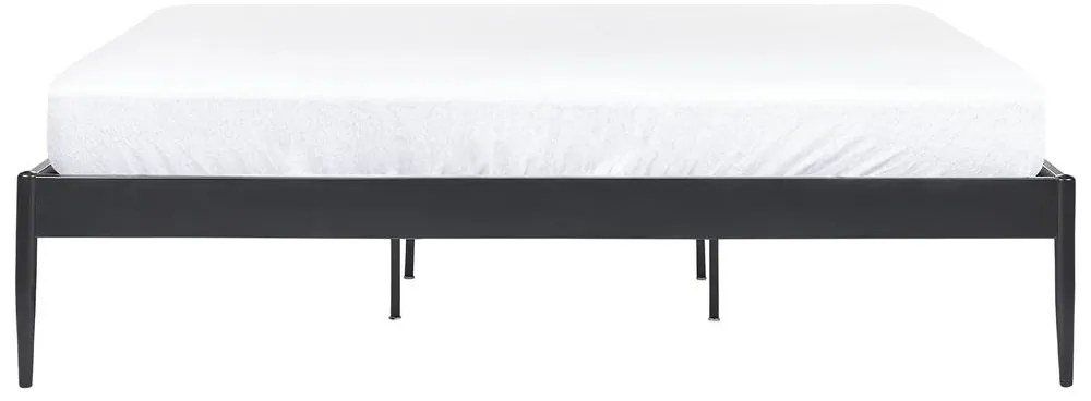Pat matrimonial 180 cm Victoire (negru) (cu somieră). 1076352
