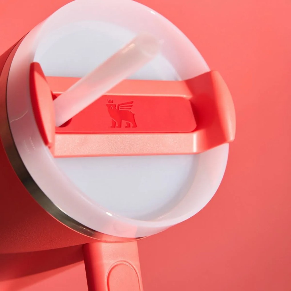 Cana termică Stanley Quencher H2.O FlowStateTumbler 1180 ml Hot Coral