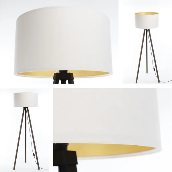 Lampadar STANDART 1xE27/60W/230V alb/maro