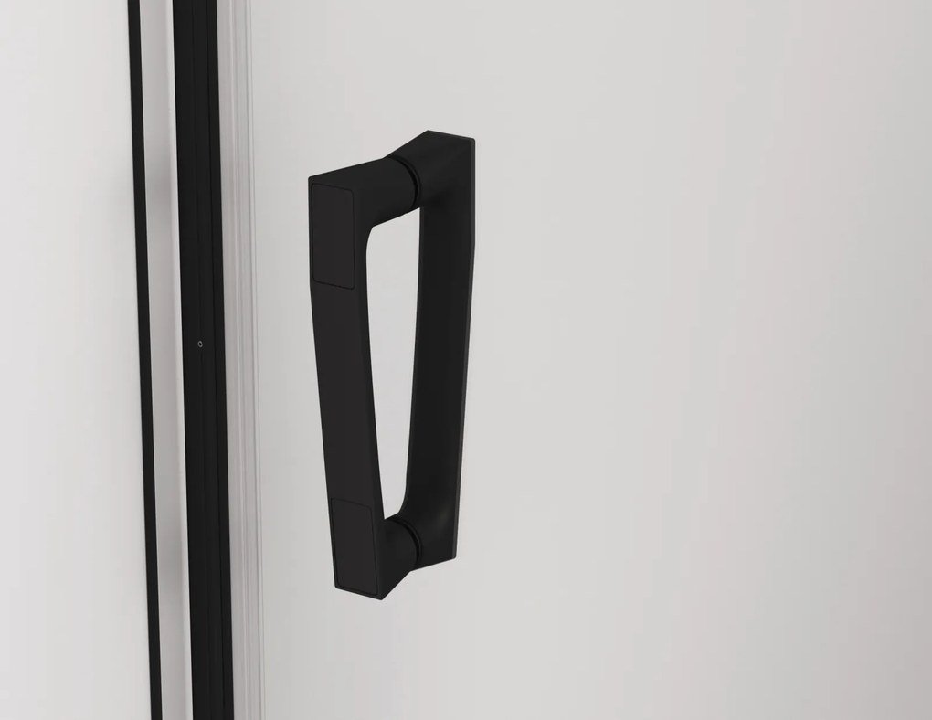 Usa batanta cu profil compensator, negru mat, 70 cm, instalare stanga Ronal Cadura 700 mm, Negru mat, Stanga