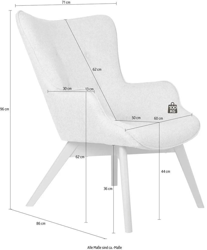 Fotoliu roz deschis Niko – Ropez